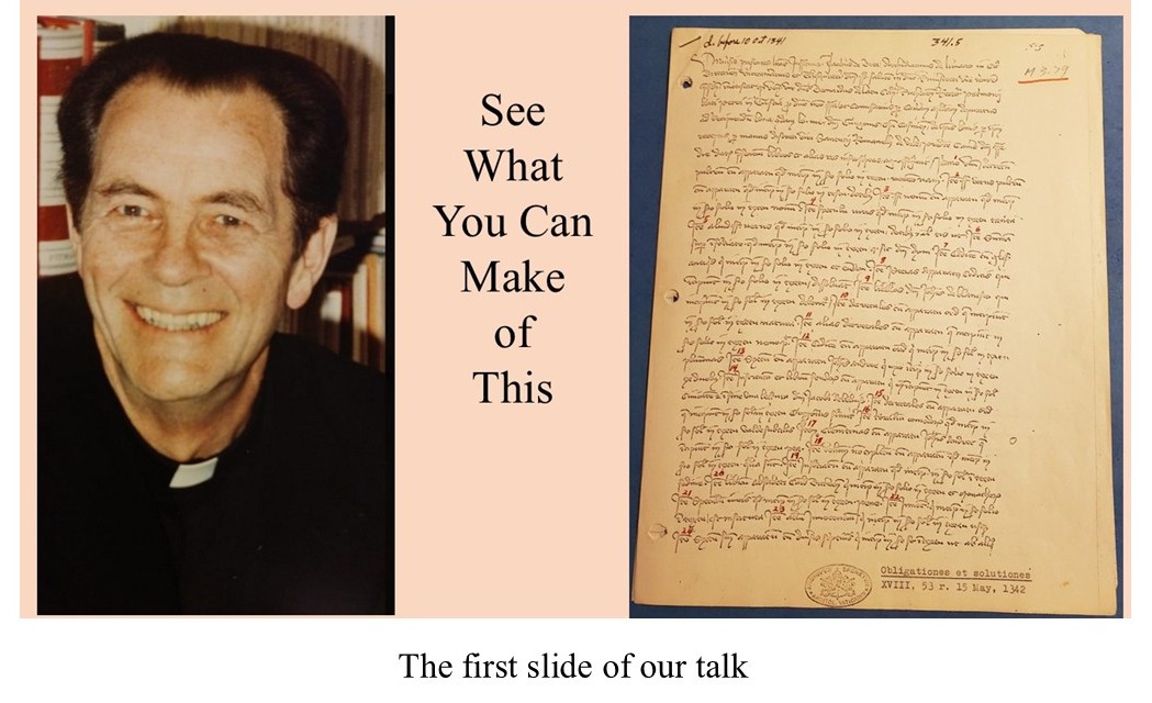 Title slide of our talk